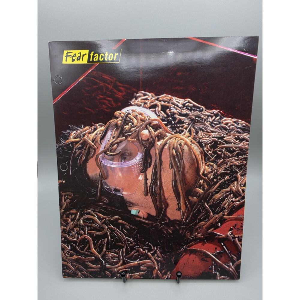 Mead Portfolio Folders Fear Factor TV Show Y2K Folders What Do You Fear Lot of 3 - Picture 2 of 7